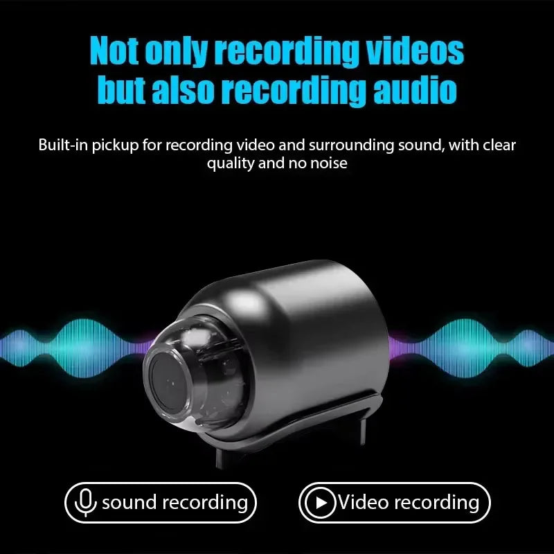 Mini 1080p HD Smart Camera Wireless Surveillance Security Video Cam Night Vision Motion Detect Camcorder Cam Monitor Smart Home