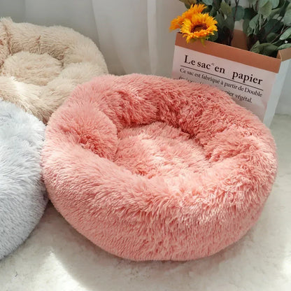 Super Soft Dog Bed Plush Cat Mat Dog Beds For Large Dogs Bed Labradors House Round Cushion Pet Product Accessories