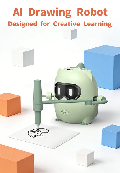 Smart Drawing Robot for Kids Interactive STEM Creative Toy Teaching Aids Perfect for Home Learning & Gifting for Beginners