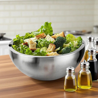 Chilled Serving Bowl Double walled stainless steel thick insulated bowl Insulated Dip Chiller Bowl for Sauces Guacamole Salad