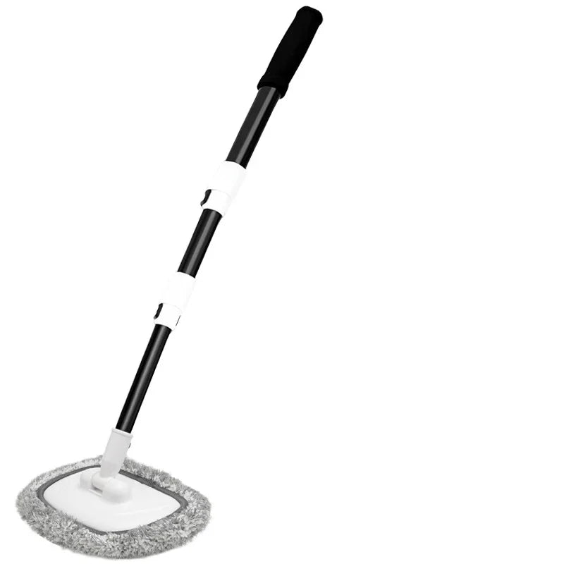 Car Wash Brush Car Cleaning Brush Telescoping Long Handle Mop Soft Hair Chenille Broom Universal Window Wash Auto Accessories
