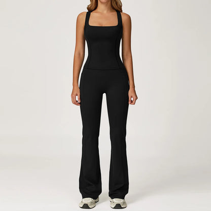 Yoga Set 2 Pieces Workout Outfits Women Clothes Fitness Sportswear Gym Tracksuit High Waist Leggings Sports Bra Athletic Wear