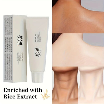Korean Rice Extract Cream Moisturizer Tone Up Cream Conceals Imperfections Lightweight Face Base Improve Dullness Glowing Skin