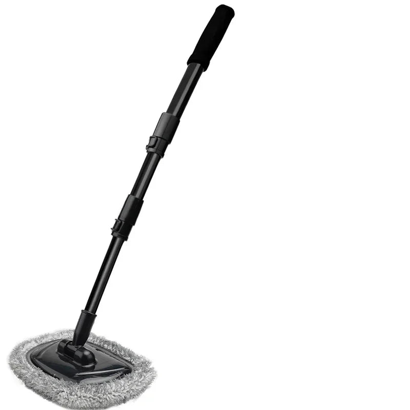 Car Wash Brush Car Cleaning Brush Telescoping Long Handle Mop Soft Hair Chenille Broom Universal Window Wash Auto Accessories