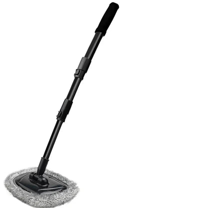 Car Wash Brush Car Cleaning Brush Telescoping Long Handle Mop Soft Hair Chenille Broom Universal Window Wash Auto Accessories